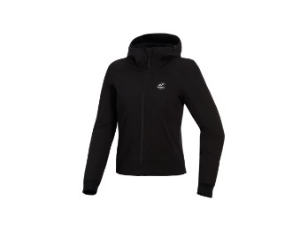 Stella Radium Tech Damen Kapuzenpullover Hoodie Jacke Schwarz