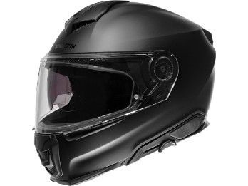 S3 Matt Black Integral Motorrad Helm