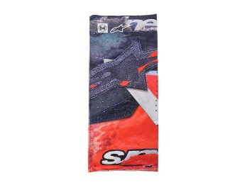 Buff Ignite Neck Tube nekwarmer, zwart/rood