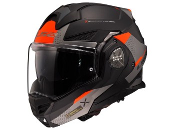 FF901 Advant X Oblivion Серо-красный матовый мотоциклетный шлем