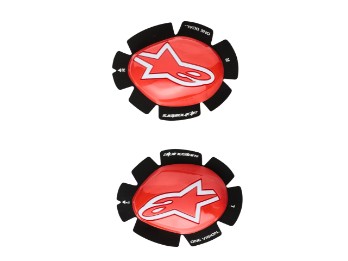 GP Plus Knee Slider Knieschleifer Schleifpads Rot Weiß