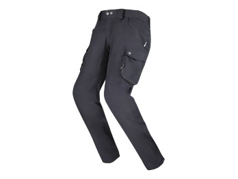 Coast Cargo Jeans Motorrad Hose Schwarz