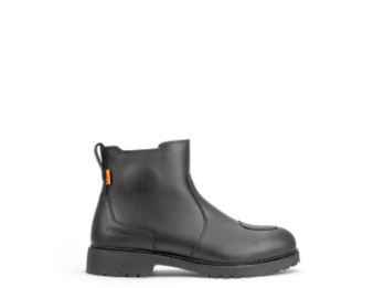 Cooper WP leren motorlaarzen/schoenen zwart