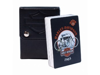 H-D Off-Road Saddlebag Games Kunststoff Kartenspiel Set mit Etui