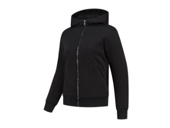 Super Wendy Damen Aramid Hoodie Motorrad Jacke Schwarz