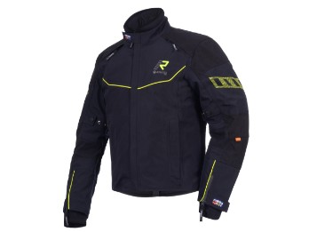 Черная желтая мотоциклетная куртка Armagate Gore-Tex Pro