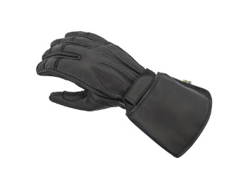 Guanti da moto in pelle Logan V2 neri