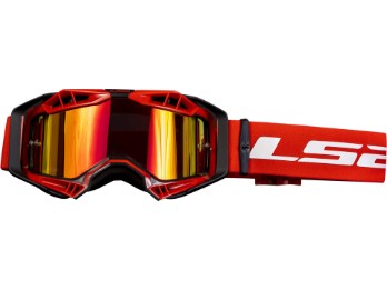 Crossbrille LS2 Aura Pro Iridium MX Brille Rot