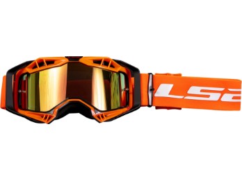 Crossbrille LS2 Aura Pro Iridium MX Brille Orange