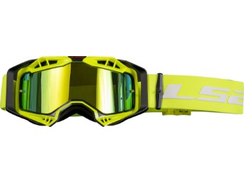 Crossbrille LS2 Aura Pro Iridium MX Brille Gelb