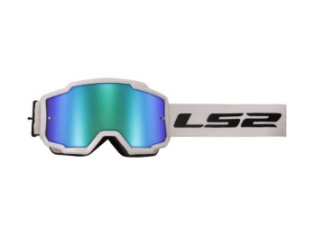 Occhiali Charger MX, verde iridio/bianco