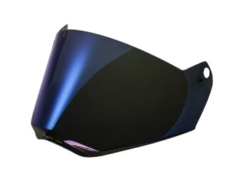 Визор подходит для шлема MX436 Pioneer, синий зеркальный