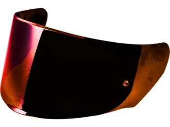 Li-Tint Stray Rood vizier voor FF320, FF353-1 en FF800 helmen, rood gespiegeld 