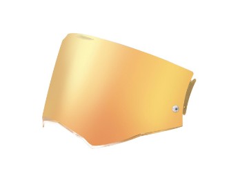 Vizier voor LS2 FF901 Advant X helmen Iridium Gold mirror Pinlock voorbereid