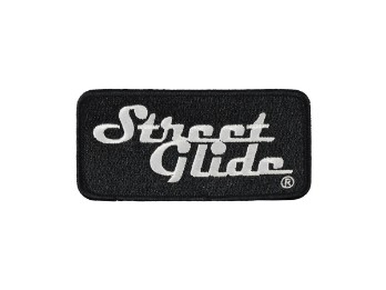4" Street Glide Relaunch Patch, zwart-wit, ca. 10,2 x 5,1 cm&nbsp;