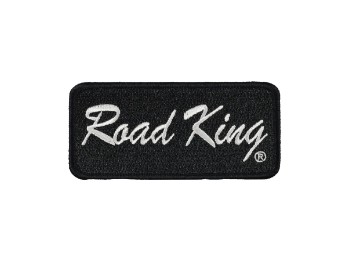 4" Road King Relaunch Patch, zwart-wit, ca. 10,2 x 5,1 cm
