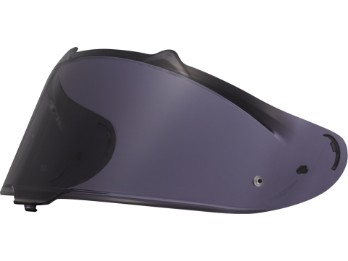 Vizier voor LS2 FF807 Dragon & FF817 Challenger II Helmen Getinte Driehoek Donker Getint met Hoorns