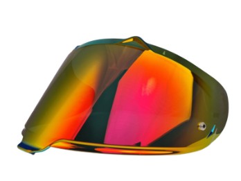Visiera per casco FF807 Dragon Purple Red Electric Spray Red specchiato