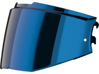 Vizier voor LS2 FF910 Valiant II helmen Iridium Blue mirror Pinlock voorbereid