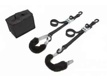 Ratchet Strap Deluxe Duo set di cinturini a cricchetto per il trasporto e lo stoccaggio di motociclette