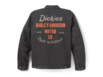 Dickies x H-D® Quilted Lined Eisenhower Herren Jacke Schwarz