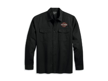 Bar & Shield Shirt Black Beauty Herren Hemd