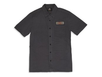 Camicia da uomo con logo impilato Solid Mechanics Shirt