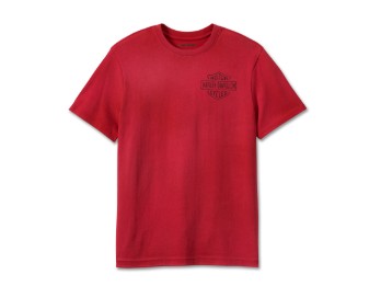 T-shirt Eagle Tee Chili Pepper rossa a maniche corte