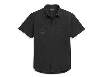 Рубашка с короткими рукавами Skull Logo Two Pocket