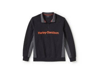 H-D TECH 1/4 Zip Fleece Pullover Sweatshirt
