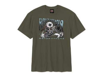H-D® Eye on the Prize Tee Grape Leaf Herren kurzarm T-Shirt Grün