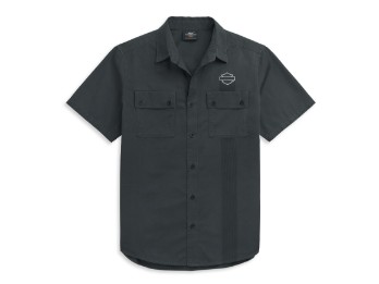 Two Pocket Logo Shirt kurzarm Hemd