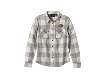 Heritage Plaid Long Sleeve Shirt Dames shirt met lange mouwen