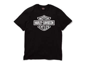 H-D Standard Bar & Shield Harley Black Herren T-Shirt 