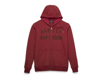 Толстовка с капюшоном на молнии Traveler Staple Merlot