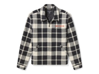 H-D American Classic Zip Front Shirt Jacket Herren Hemd-Jacke