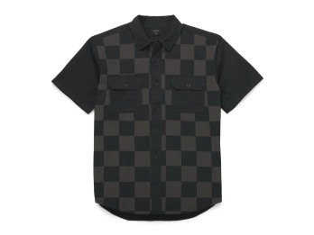 Стандартное восточное время. 1903 Checkerboard Shirt рубашка с короткими рукавами