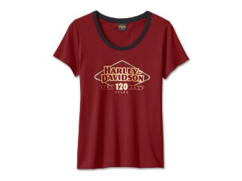 120th Anniversary Speedbird Diamond Scoopneck Tee Damen T-Shirt