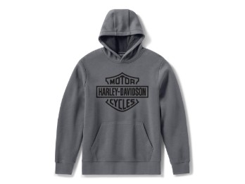 H-D Standard Bar & Shield Quiet Shade Pullover Herren Hoodie Grau