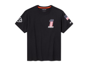 HD® Championship Tee Heren T-shirt Factory Racing Zwart