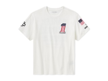 H-D® Championship Tee Herren T-Shirt Factory Racing Weiß