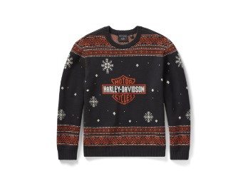 Harley Holiday Sweater Herren Weihnachts Pullover