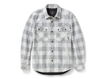 H-D® Operative Mesh Riding Shirt Jacket Sommer Motorrad Jacke Grau Weiß