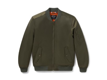 MA-1 Bomber Jacke Grape Leaf Motorradjacke Olive Grün