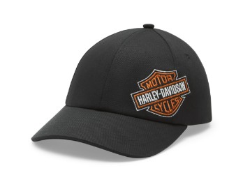 Cappellino da baseball da donna HD Essential Bar & Shield con coda di cavallo