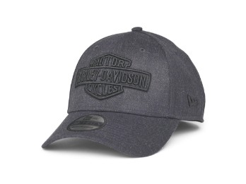 Visiera per cappellino blu navy elasticizzato con vestibilità elasticizzata Bar & Shield