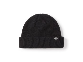 HD Mechanics Beanie Harley Zwart Zwarte Hoed