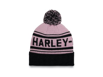 Cappello Harley Celebration Beanie Dusty Orchid in maglia