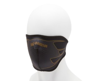 Willie G Dark Custom Neoprene Face Mask Gesichtsschutz Schwarz Gesichtsmaske 