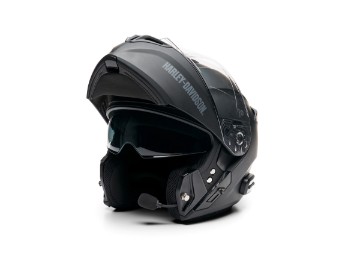 Outrush R Matte Black откидной шлем с модулем черного цвета и Bluetooth